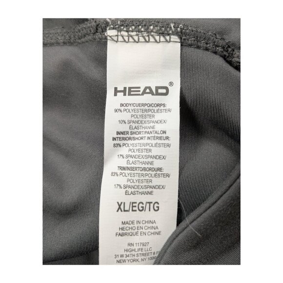 Head Gray Pleated Tennis Skirt/Skort with built-in shorts Size XL - Picture 6 of 8